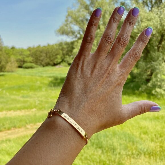 Affirmation Bracelet | Stainless Steel - Picture 1 of 5